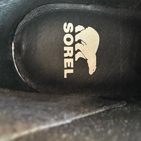 Sorel Women’s Joan Uptown Waterproof Wedge Chelsea Boot in Black Size: 9 - Picture 11 of 16